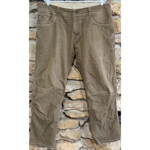 Men’s KÜHL Rydr Brown Outdoor Pants Vintage Patina Dye Size 38X32